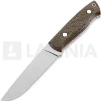 Brisa Trapper 115 Elmax puukko, Flat, Micarta, firesteel, vihreä