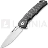 Lionsteel Q4ttro, Satin MagnaCut, Carbon Fiber, pocket knife, Michele Pensato design