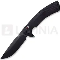 ANV Knives A400 BB - DLC Black Sleipner - G10 kääntöveitsi, musta
