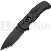 We Knife Zentron WE24094-1 Blackwashed Böhler M390, Black Titanium, pocket knife