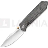 Kizer Cutlery Harpoon Fold Ki4784A2 Satin Elmax, Titanium &amp; Norplex UltreX Micarta, pocket knife, Maverick Customs design
