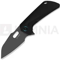Kizer Cutlery Takahe S35VN kääntöveitsi, Black Titanium, Matte DLC Ultra