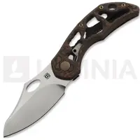 Olamic cutlery Busker CF Magnacut Semper kääntöveitsi, Aphotic Titanium & Fatcarbon