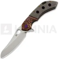Olamic cutlery Wayfarer 247 S90V Mouflon kääntöveitsi, Stonewash Ti & Molten