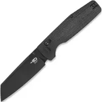 Bestech Slasher - Blackwash - Micarta, musta