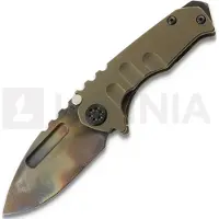 Medford Micro T S35VN Vulcan DP kääntöveitsi, OS Bronze