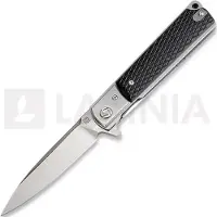 Artisan Cutlery Classic D2 kääntöveitsi, black checkered