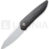 We Knife Black Void Opus kääntöveitsi, black ti with CF inlay