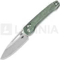 Bestech Cobber - Stonewash - Micarta kääntöveitsi, vihreä