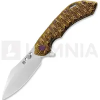 Olamic cutlery Wayfarer 247 Cutlass kääntöveitsi, Molten/Scalloped Ti, Satin