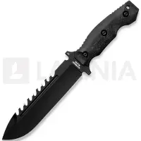 Halfbreed Blades Large Survival Knife veitsi, musta