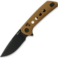 Reate PL-XF Tan G-10 kääntöveitsi, PVD
