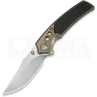 We Knife Skynix, Champagne Titanium & Twill CF, Satin