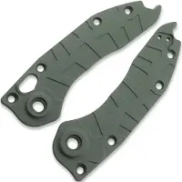 Lex Custom International Microtech Auto Stitch Ti Scales - Cerakote Charcoal Green kahvapalat