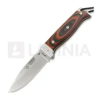 Cudeman MT6 Orange & Black Micarta kääntöveitsi