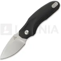 Twisted Assisted Fortis Drop Point kääntöveitsi, Black G-10, Stonewash