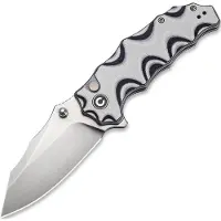 CIVIVI Natterjack C24028-3 Satin 14C28N, White Black G10, pocket knife
