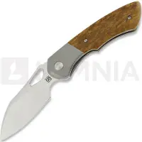 Olamic cutlery WhipperSnapper BL kääntöveitsi, Karelian Birch