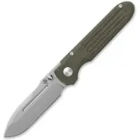Prometheus Design Werx SPD Invictus-SP - OD Green Linen Micarta kääntöveitsi