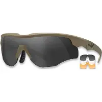 Wiley x Rogue Comm Tan Frame, Smoke Grey/Clear/Light Rust