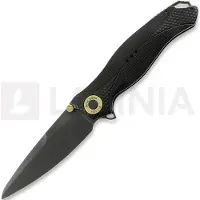 KARBON Buckhorn Aluminum Black kääntöveitsi