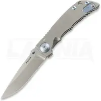 Spartan Blades Spartan Harsey Folder 3.25 SF10SWBL, Stonewashed CPM MagnaCut, Blue/Silver Titanium pocket knife