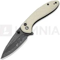 CIVIVI Faeger Damascus kääntöveitsi, Milled Ivory G-10