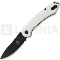 Twisted Assisted Twisted Atlas Slipjoint kääntöveitsi, White G-10, Black PVD
