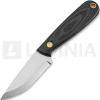Brisa Necker 70 Scandi kaulaveitsi, black micarta, kydex