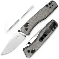 Kizer Cutlery Aegis AEB-L kääntöveitsi, Black Micarta, Satin