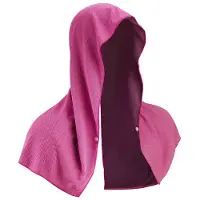 Torribaly Cooling Hoodie Towel,Cooling Towels for Neck and Face,for Sauna Yoga Camping Workout Rose Red