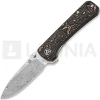 QSP Knife Hawk Linerlock Copper Foil CF kääntöveitsi