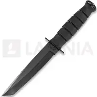 Ka-Bar 5054 Short Tanto, Plain Edge Black, Kydex sheath, fixed knife