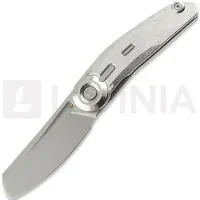 Reate VK-CLU kääntöveitsi, Gray Crystalized Titanium, Hand Rubbed