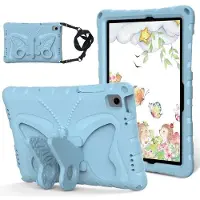 SKALO Samsung Galaxy Tab A11+ Butterfly EVA Kotelo - Vaaleansininen