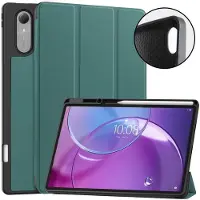 SKALO Trifold Kotelo sopii Lenovo Idea Tab Pro Gen 2 13" - Vihreä