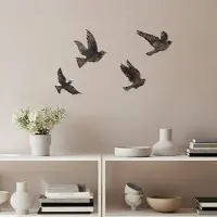 Hobby Hall Wallity-seinätarvikesarja Linnut-1, 4 kpl.