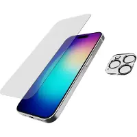Tech21 Impact Panssarilasi + kameran suojalasi iPhone 15 sarja