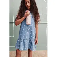 Liewood Sybilla Light Denim Mekko, Cherry Heart Sandy/Denim, 110