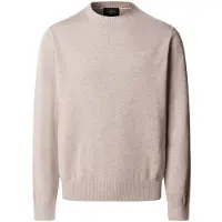 Hackett London for man. HM7000116 Essential beige jumper (XXL), Cotton, Classic, Eco Leather