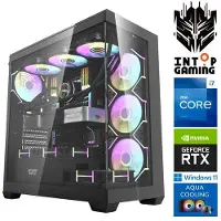 INTOP Tietokone AQUA i7-14700F 16GB DDR5 1TB SSD M.2 NVME RTX5060 8GB WIN11