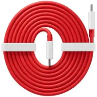 OnePlus Warp Charge USB Type-C Johto 5481100048 - 1.5m - Punainen / Valkoinen