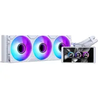 Phanteks Glacier One 360 M25 LCD, 360mm AIO-nestejäähdytysratkaisu prosessorille, valkoinen