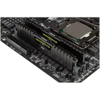 Corsair Vengeance LPX 16GB DDR4-2400, 16 GB, 2 x 8 GB, DDR4, 2400 MHz, 288-pin DIMM, Musta (CMK16GX4M2A2400C14)