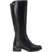 Carmela for woman. 16201801-NEGRO Leather Boots 162018 black (38), 3 to 5 cm, Zip, Casual