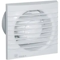 THERMEX Ilmanvaihtokone EDM 80 Scandic, vakiomalli. Ilmamäärä 80 m³/h, mitat 121,5x121,5/ø94 mm.