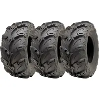 Parnells 25x10,00-12 mönkijän mönkijän renkaat OBOR Mudsling E-merkitty Road Legal 200kgs (3 kpl sarja)