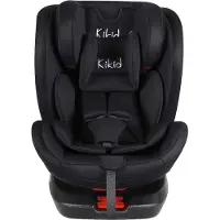 Kikid Turvaistuin & Turvakaukalo, Isofix, 0-36 Kg Black Edition