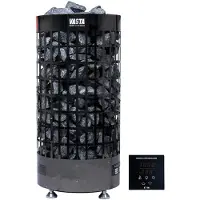 Vasta Sähkökiuas Ignite 8kw, Musta Teräs, Erillinen, 7-12m3
