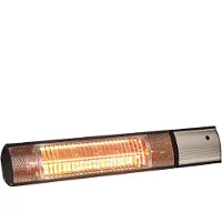 Hortus Terassilämmitin Seinämalli 500/1000/1500 W, Gt, 51 Cm, Kaukosäädin, Antrasiitti
